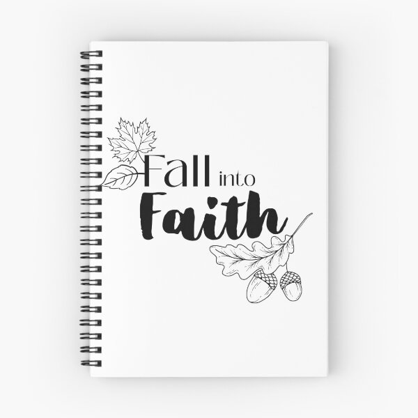 Item preview, Fall into Faith | Christian Autumn Inspirational Art designed and sold by PsandQsDesigns.