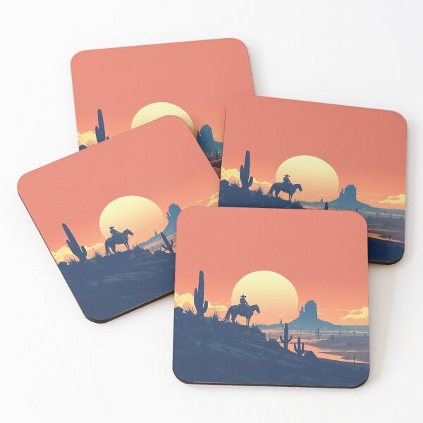 Item preview, Vaquero at Desert Sunset designed and sold by Christian Weiss.