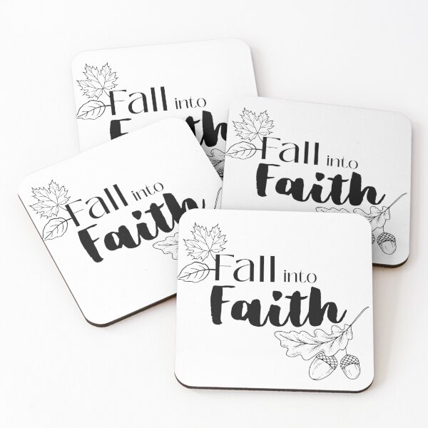 Item preview, Fall into Faith | Christian Autumn Inspirational Art designed and sold by PsandQsDesigns.