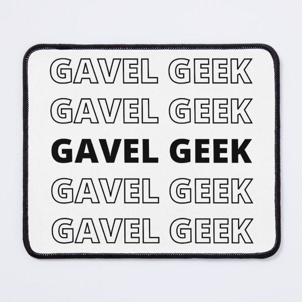 Item preview, Gavel Geek – Funny Law & True Crime Courtroom Design designed and sold by CloverBend.