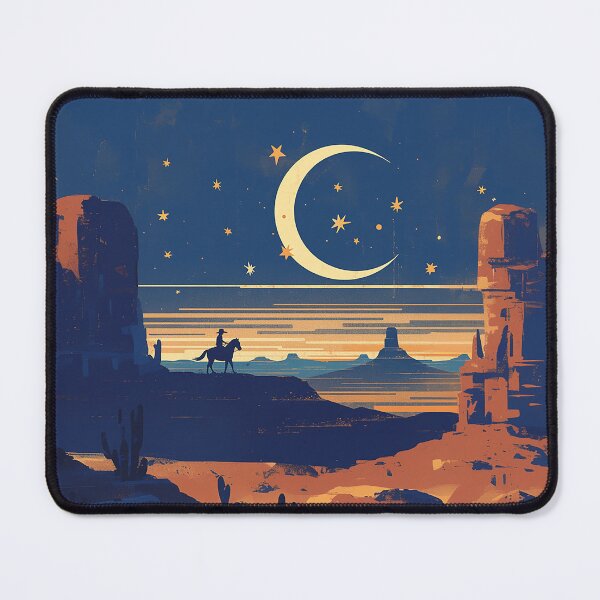 Item preview, Midnight Ride Beneath Crescent Moon designed and sold by Christian Weiss.