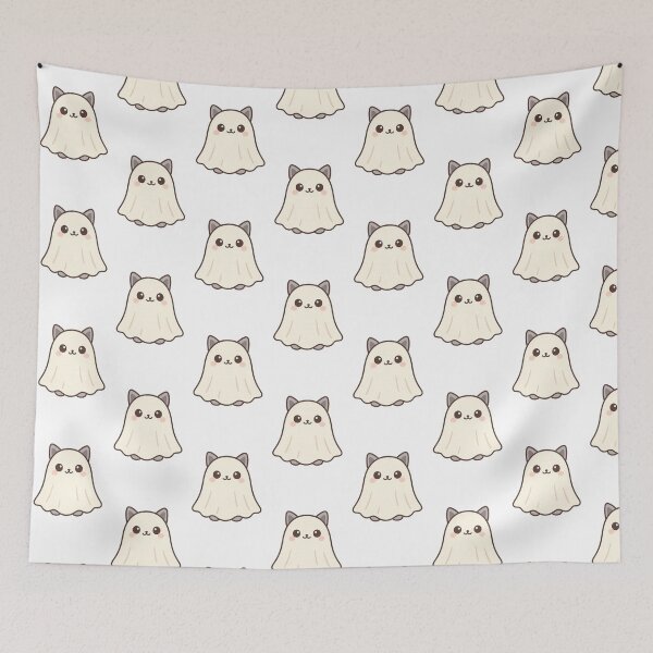Item preview, Ghost Kitty designed and sold by Cawaii-ShopPT.