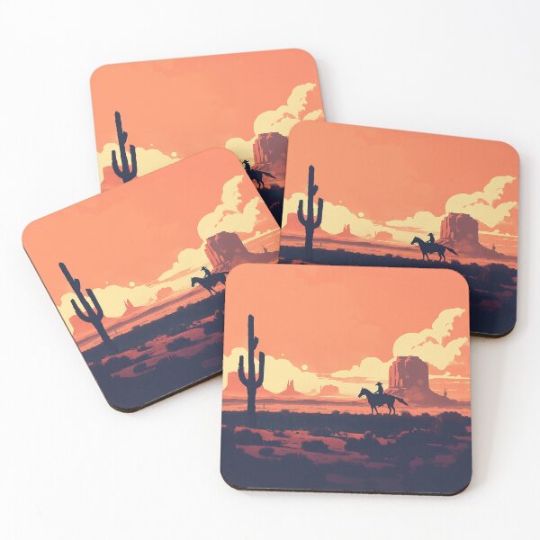 Item preview, Rider Crossing Desert Horizon designed and sold by Christian Weiss.