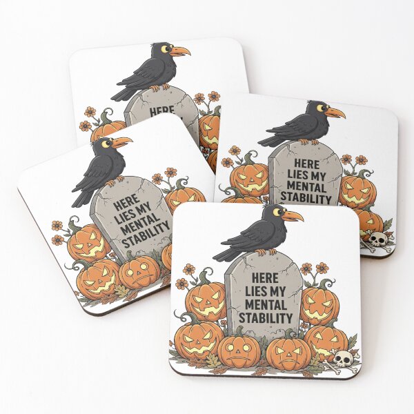 Item preview, Realise my mental stability, spooky Halloween humour designed and sold by Witchy Ways.
