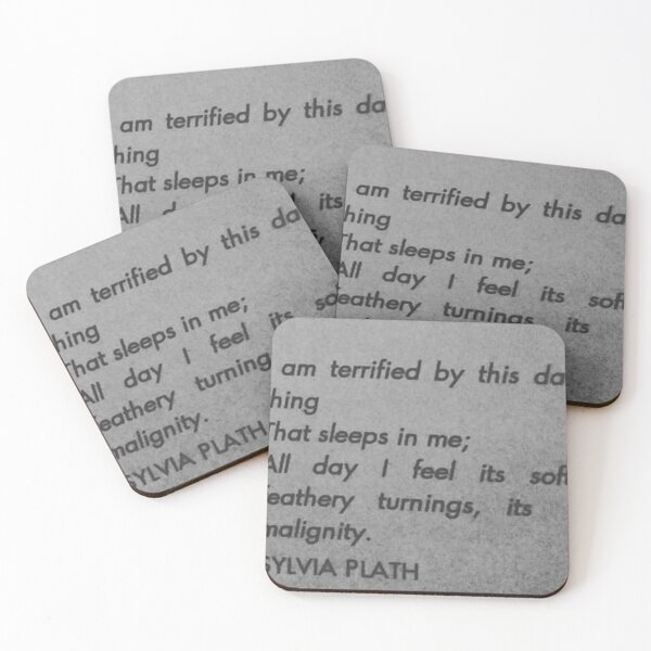Item preview, Sylvia Plath poem  designed and sold by Oqueartecura.