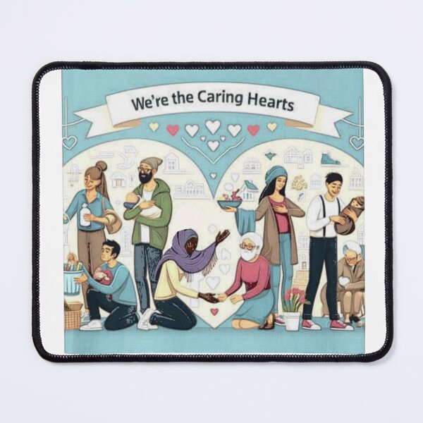 Item preview, We're the Caring Hearts designed and sold by OneWorldShop.