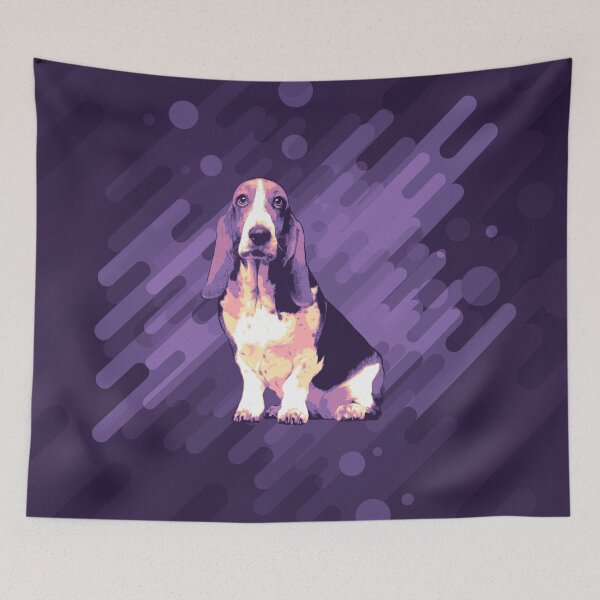 Aperçu de l'œuvre Basset Hound créée et vendue par k9printart.