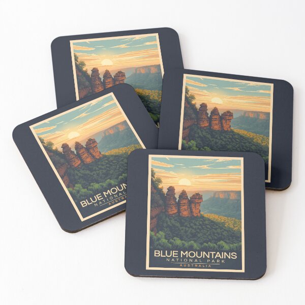 Item preview, Blue Mountains National Park - Australia  designed and sold by GoodOldVintage.