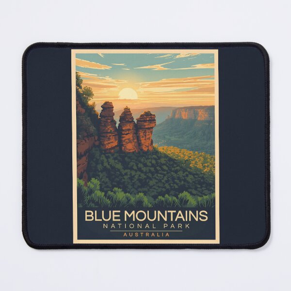 Item preview, Blue Mountains National Park - Australia  designed and sold by GoodOldVintage.