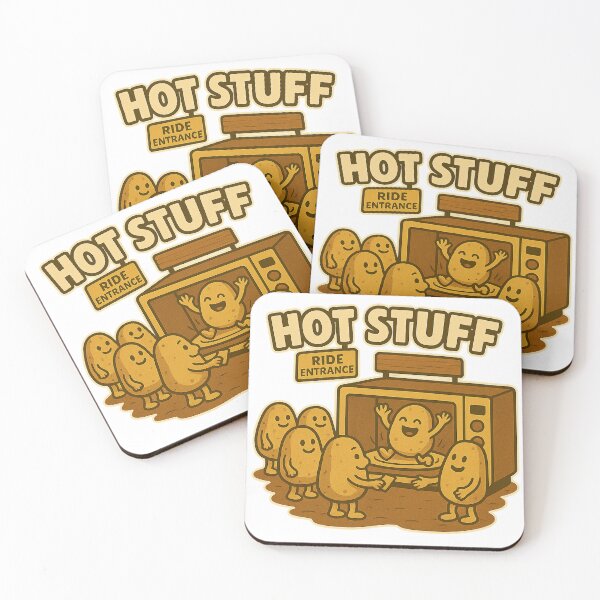 Item preview, Hot Stuff Potato Ride – Funny Potato Cartoon  designed and sold by Tater Tales.