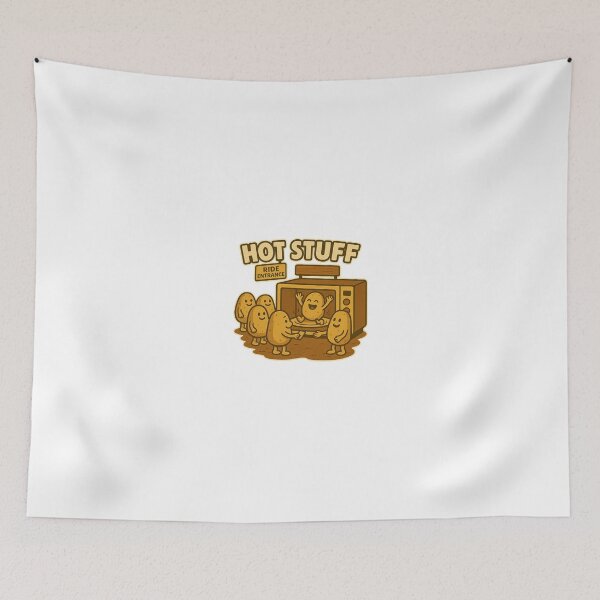Item preview, Hot Stuff Potato Ride – Funny Potato Cartoon  designed and sold by Tater Tales.