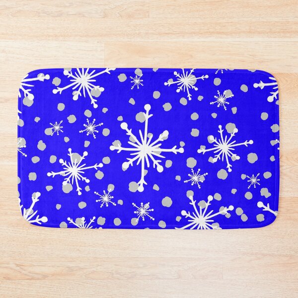 Item preview, Snowflakes Pattern On Christmas And Hanukkah Holiday Blue  designed and sold by DEC02.