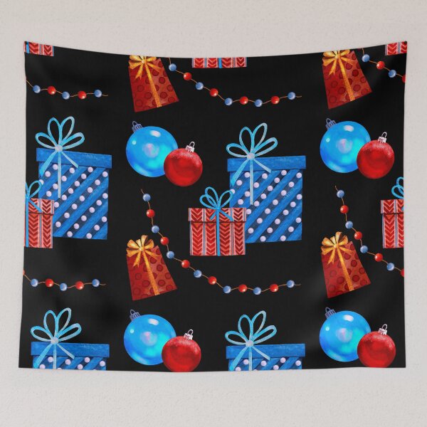 Item preview, Christmas And Hanukkah Gifts Blue And Red Pattern designed and sold by DEC02.