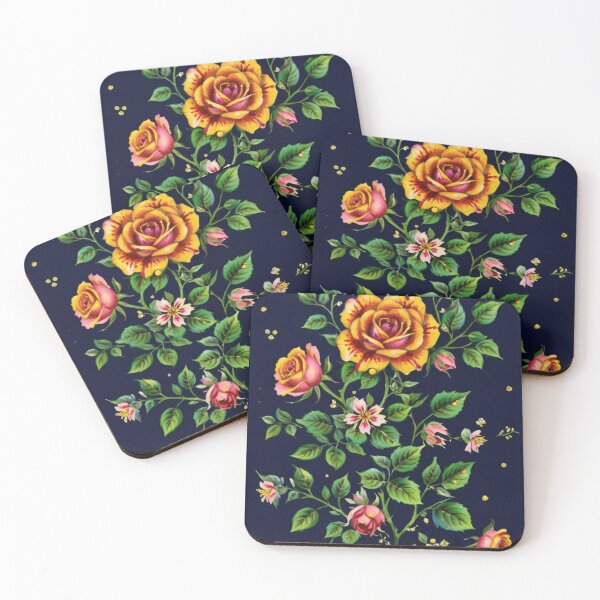 Item preview, Multicolored roses in vintage style designed and sold by Nice-patterns.