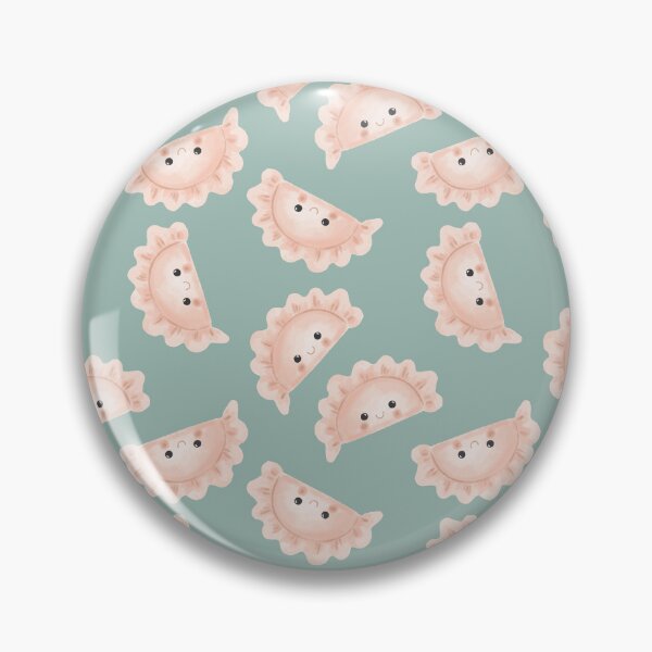 Item preview, Cute Pierogi Pattern – Kawaii Polish Dumplings Illustration gift for Polish friend / foodie. designed and sold by AniaMartaArt.