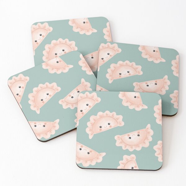 Item preview, Cute Pierogi Pattern – Kawaii Polish Dumplings Illustration gift for Polish friend / foodie. designed and sold by AniaMartaArt.