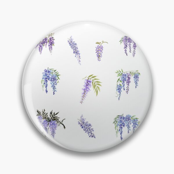 Item preview, Watercolor Wisteria Flowers  designed and sold by silviaol.