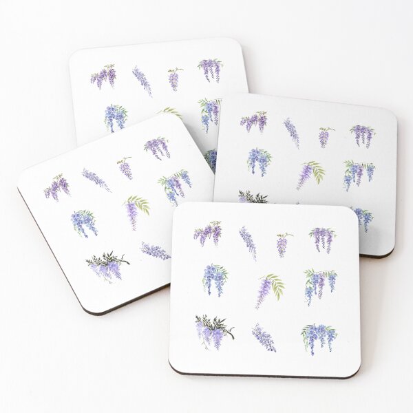 Item preview, Watercolor Wisteria Flowers  designed and sold by silviaol.