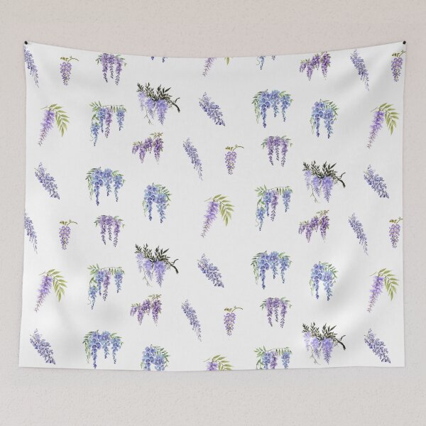 Item preview, Watercolor Wisteria Flowers  designed and sold by silviaol.