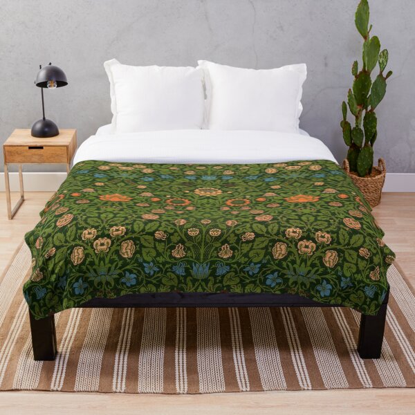 Item preview, William Morris Tapestry Rug Red Green designed and sold by antiqueart.