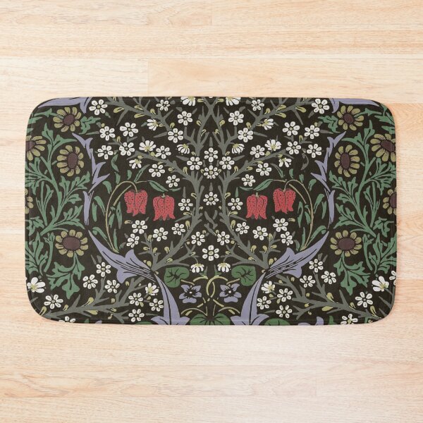 Item preview, William Morris Blackthorn Tapestry Art Print Floral Pattern designed and sold by antiqueart.