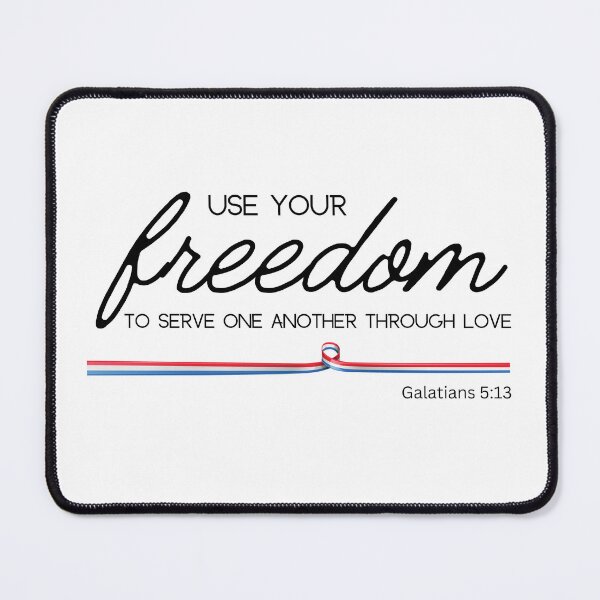 Item preview, Use Your Freedom to Serve | Galatians 5:13 Inspirational Art designed and sold by PsandQsDesigns.