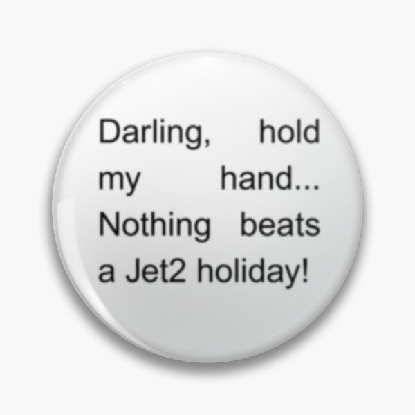 Item preview, Darling, hold my hand... Nothing beats a Jet2 holiday! Brat Lyrics TikTok Style Black designed and sold by VITYY.