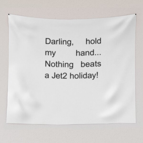 Item preview, Darling, hold my hand... Nothing beats a Jet2 holiday! Brat Lyrics TikTok Style Black designed and sold by VITYY.