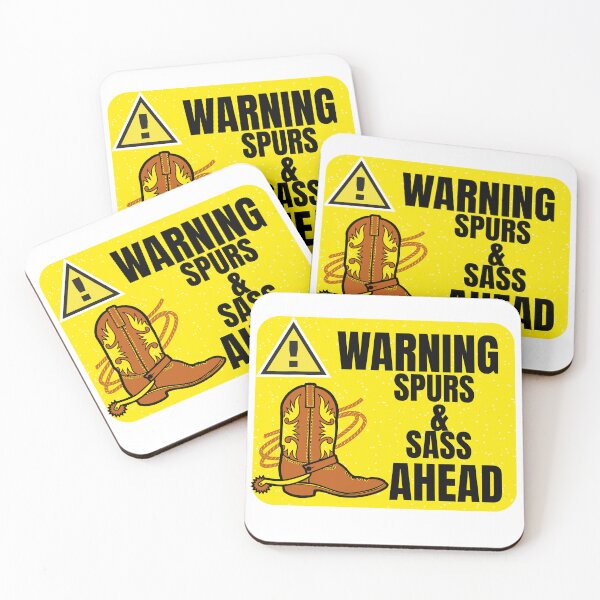 Item preview, This Warning Spurs & Sass Ahead design is perfect for horseback riding women. designed and sold by MJ Apparel.