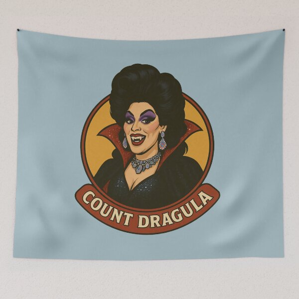 Artikelvorschau, Graf Dragula – Retro Drag Queen Vampir entworfen und verkauft von hangmeart.