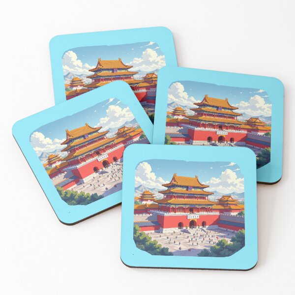 Item preview, China Forbidden City 3D Sketch,   designed and sold by PaintMeWorld.
