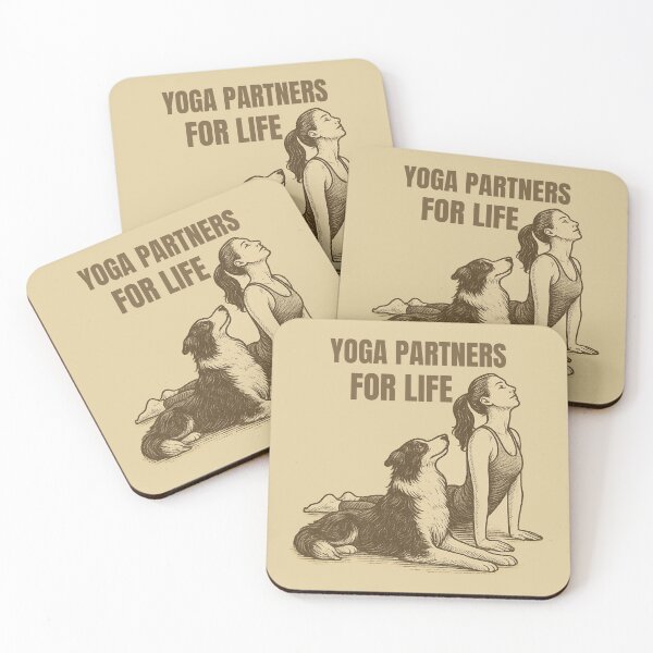 Item preview, Yoga dog funny Border Collie doing doga pose designed and sold by Meandmyshop.