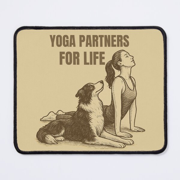 Item preview, Yoga dog funny Border Collie doing doga pose designed and sold by Meandmyshop.