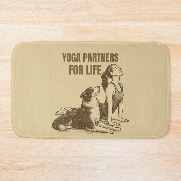 Item preview, Yoga dog funny Border Collie doing doga pose designed and sold by Meandmyshop.