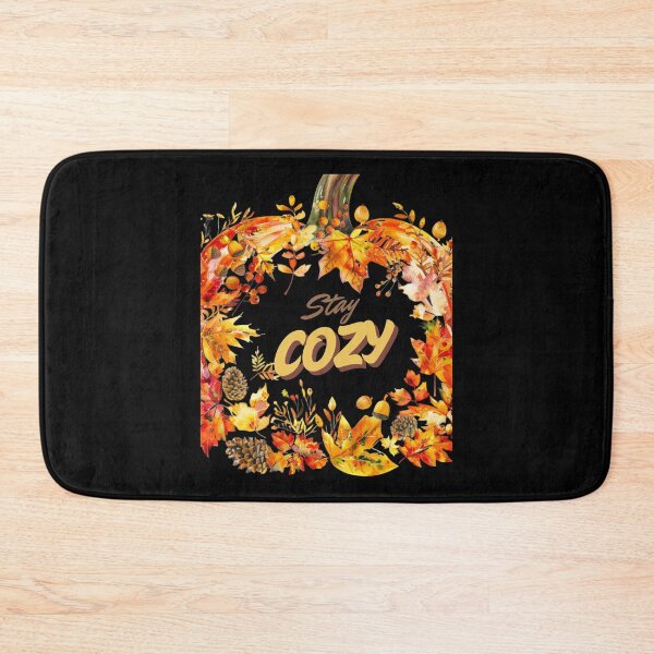 Item preview, Stay Cozy Pumpkin Watercolor | Fall Hygge Pumpkin Spice Illustration designed and sold by Ela-graphicwiz.