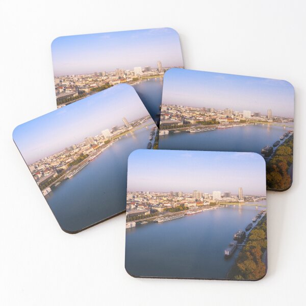 Item preview, Bratislava Cityscape with Danube River – Slovakia Skyline designed and sold by RastislavS.