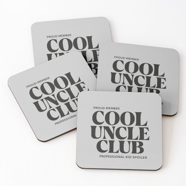 Item preview, PROUD MEMBER - COOL UNCLE CLUB - PROFESSIONAL KID SPOILER Black Lettering designed and sold by Darling DeDe.