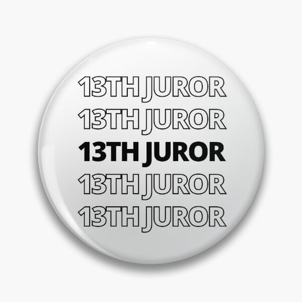 Item preview, 13th Juror – Funny Courtroom & True Crime Design designed and sold by CloverBend.