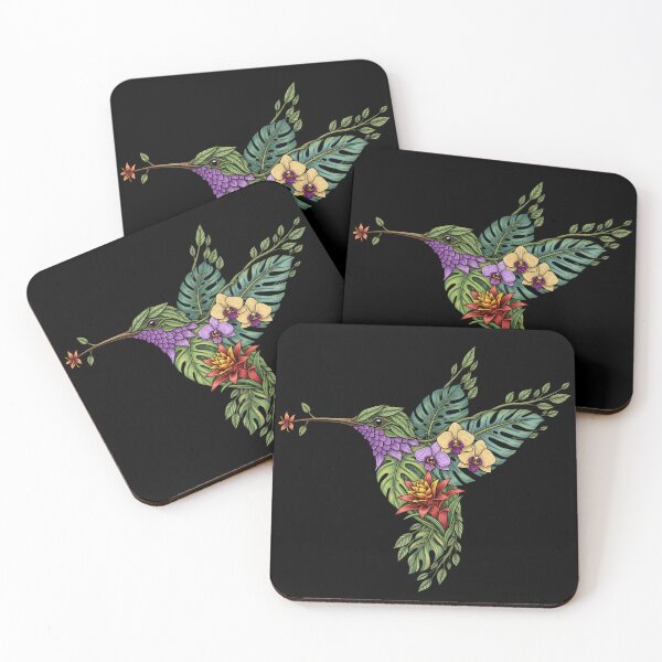 Item preview, Floral Hummingbird – Botanical Illustration in Organic Style designed and sold by AV.