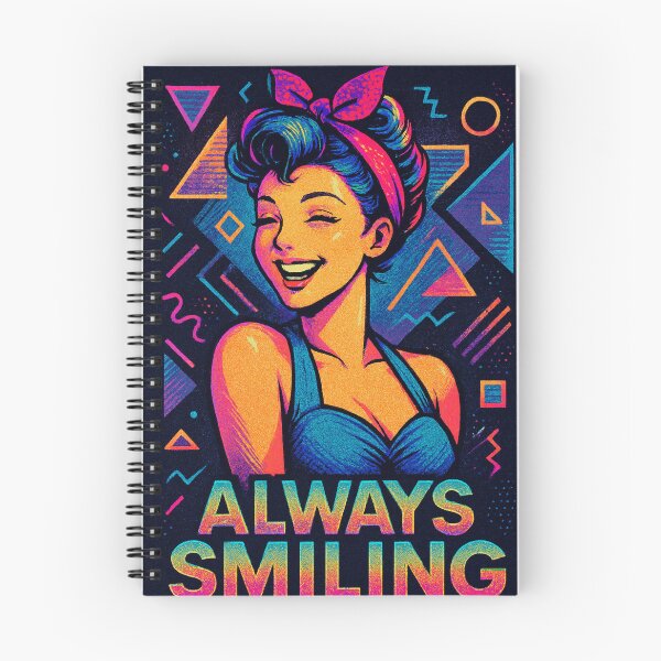 Item preview, Always Smiling Retro Style designed and sold by JonelleTshirts.