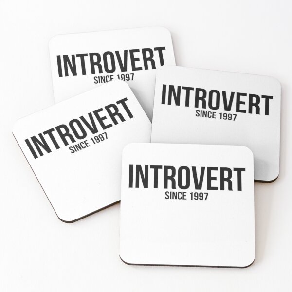 Item preview, Introvert Since 1997 – Minimal Text designed and sold by Adronia.