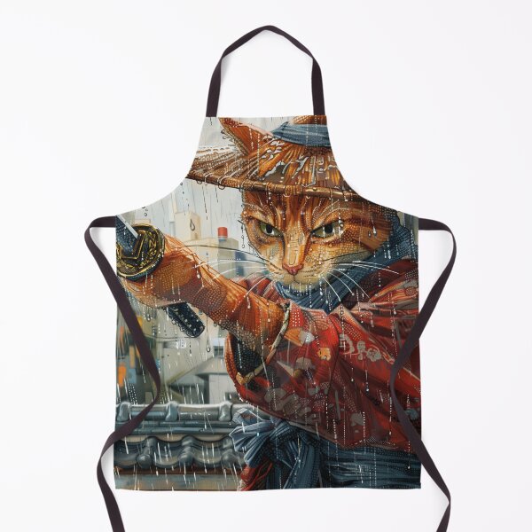 Item preview, Straw-Hat Ronin: Whiskers in the Rain designed and sold by ArgentoArt.