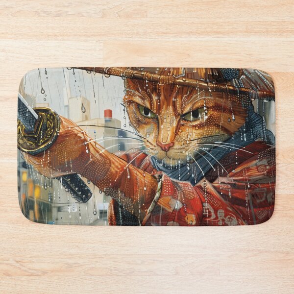 Item preview, Straw-Hat Ronin: Whiskers in the Rain designed and sold by ArgentoArt.
