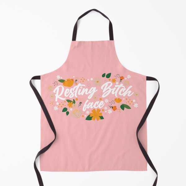 Item preview, Resting Bitch Face Quote – Funny Sarcastic Floral designed and sold by chillaxcats.