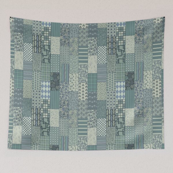 Item preview, Patchwork Cheater Quilt designed and sold by Unhinged Heather.