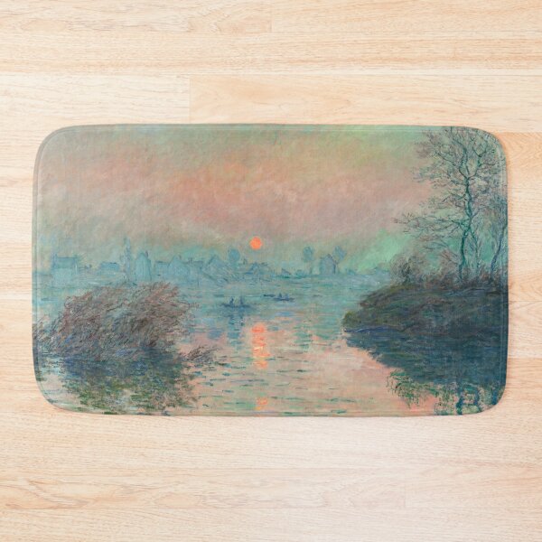 Item preview, Monet Sunset sunset French impressionist painting designed and sold by antiqueart.
