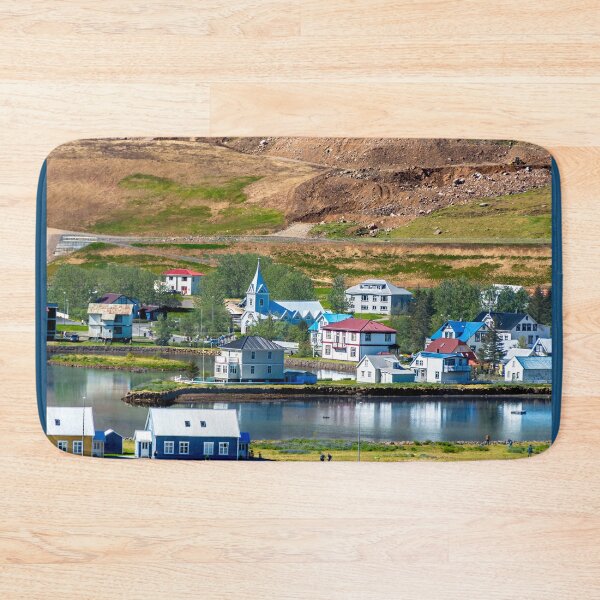 Item preview, Quaint Village of Seydisfjordur Iceland designed and sold by Debra Martz.