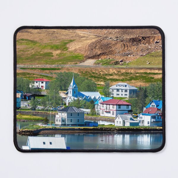 Item preview, Quaint Village of Seydisfjordur Iceland designed and sold by Debra Martz.