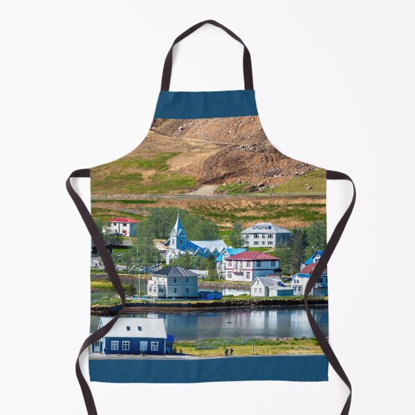 Item preview, Quaint Village of Seydisfjordur Iceland designed and sold by Debra Martz.