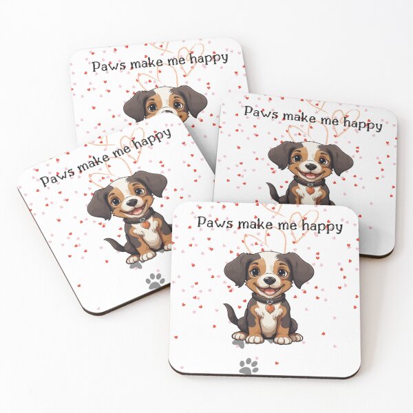 Item preview, Paws make me Happy. designed and sold by EvaKlein68.
